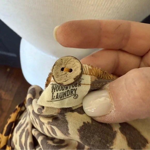 Woodstock Laundry WOMENS SLEEPSHIRT - LEOPARD SKIN ON ORANGE XL - Picture 11 of 11